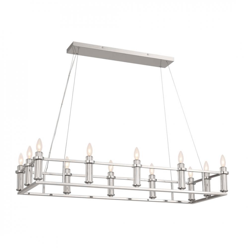 Linear Chandelier 12Lt