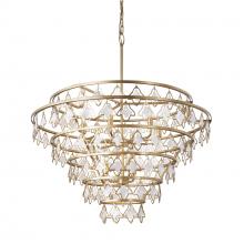 Varaluz 386C10FG - Fleur 10-Lt   Chandelier - French Gold