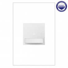 Legrand ASVS12W4 - adorne® Motion Sensor Switch, Manual On/Auto Off, White, with Microban®