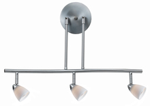  SL-954-3-BS - 7.25-19.25" Inch Adjustable Metal Serpentine Three Light Ceiling Fixture