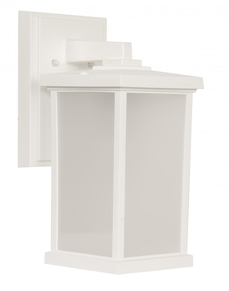 Resilience 1 Light Medium Outdoor Wall Lantern in Textured White