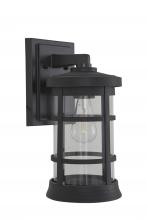 Craftmade ZA2314-TB-C - Resilience 1 Light Medium Outdoor Wall Lantern in Textured Black, Clear Lens