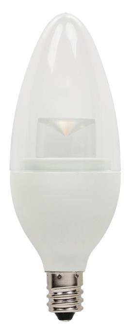 4-1/2W B11 LED Dimmable 2700K E12 (Candelabra) Base, 120 Volt, Hanging Box