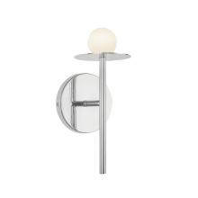 Kuzco Lighting Inc WS15504-CH-UNV - Elixir 4-in Chrome LED Wall Sconce