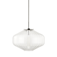 Hudson Valley 1518-PN - 1 LIGHT C PENDANT