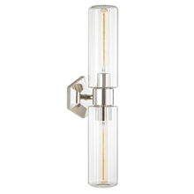 Hudson Valley 5124-PN - 2 LIGHT WALL SCONCE