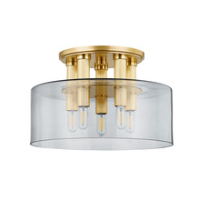 Hudson Valley 5135-AGB - Crystler Flush Mount