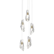 Hubbardton Forge 131121-SKT-LONG-86-CR - Luma 5-Light Pendant