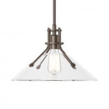 Hubbardton Forge 134553-SKT-MULT-05-ZM0686 - Henry Medium Glass Shade Pendant