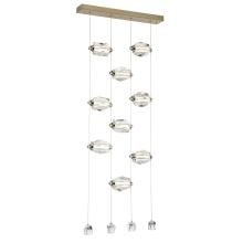 Hubbardton Forge 139056-LED-STND-86-CR - Gatsby 9-Light LED Pendant