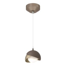 Hubbardton Forge 161183-SKT-STND-05-84-GG0711 - Brooklyn Double Shade Low Voltage Mini Pendant