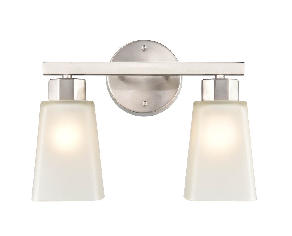 Coley 2-Light Vanity Brushed Nickel