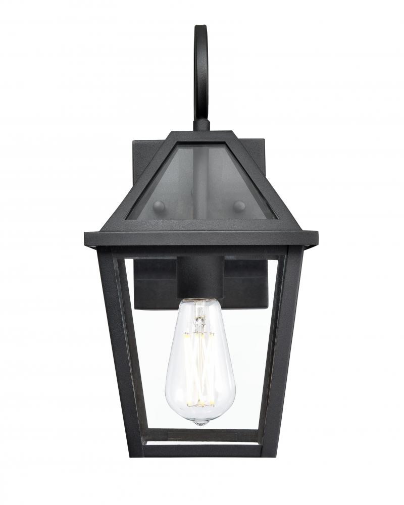 Eston 1-Light Outdoor Wall Sconce Textured Black