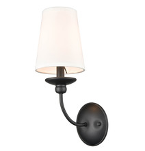 Millennium 4381-MB - Delvona 1-Light Wall Sconce Matte Black