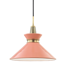 Mitzi by Hudson Valley Lighting H251701S-AGB/PK - Kiki Pendant