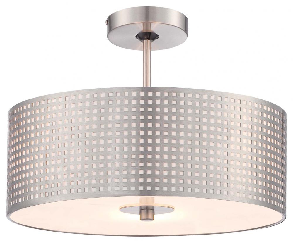 Gridâ„¢ - 3 Light Semi Flush