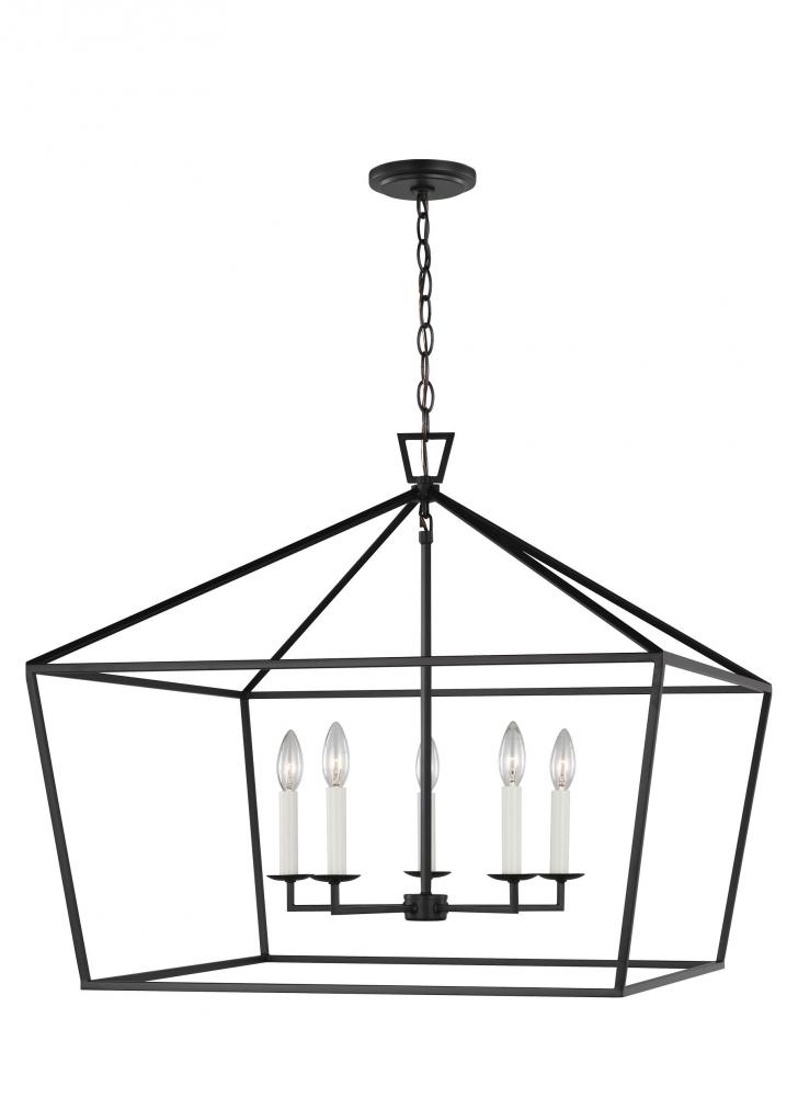 Dianna Five Light Wide Lantern