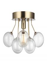 Visual Comfort & Co. Studio Collection 7714301-848 - Bronzeville One Light Semi-Flush Mount