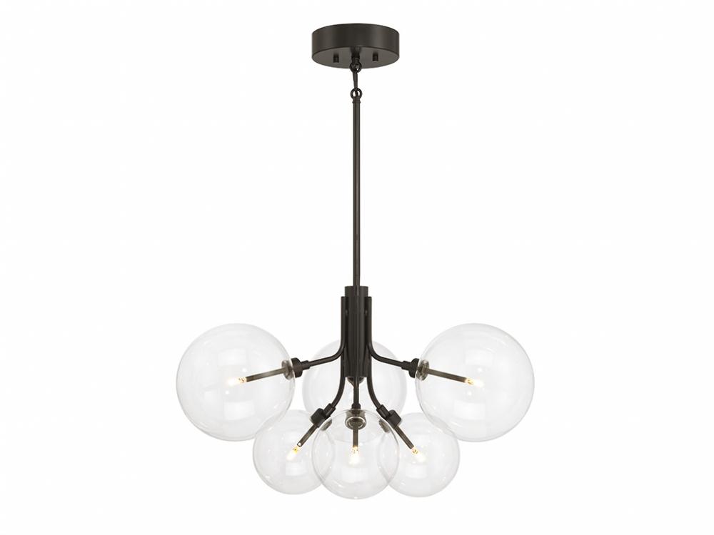 6-Light Chandelier in Oil Rubbed Bronze