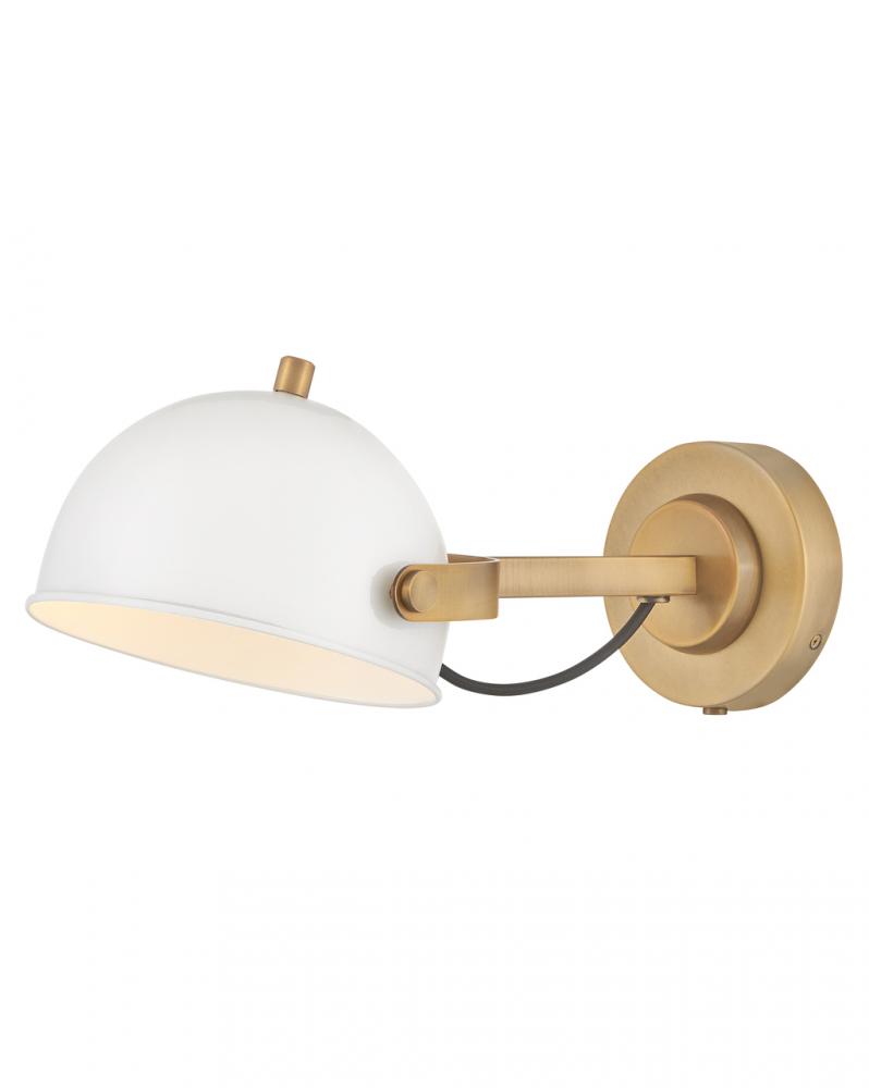 Medium Adjustable Single Light Sconce