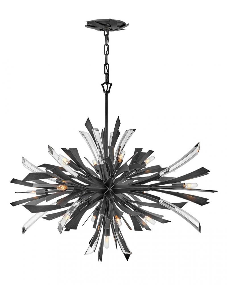 Large Single Tier Chandelier