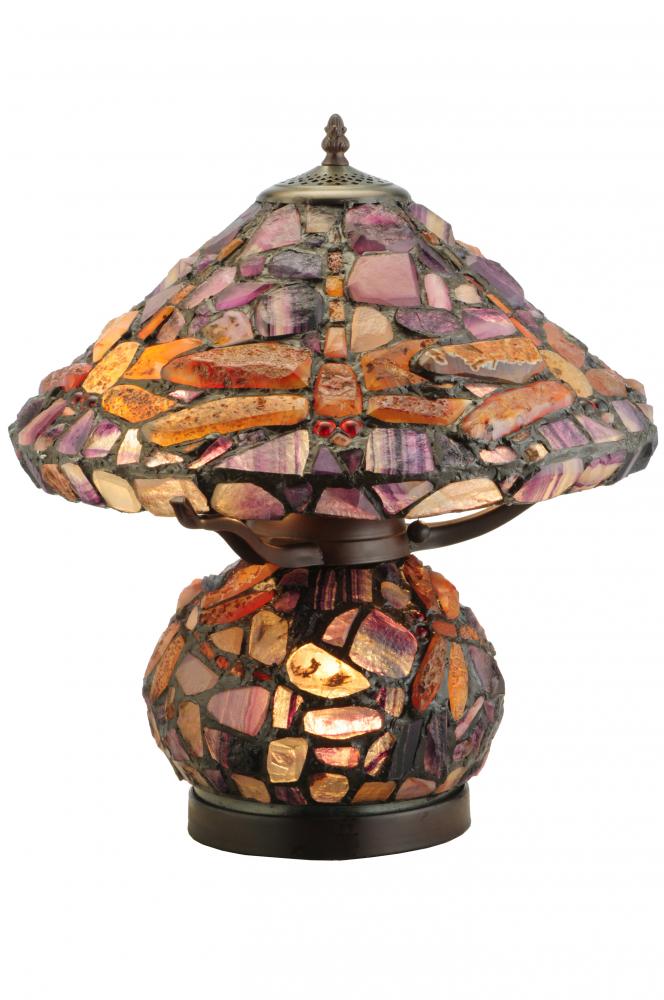 18.5"H Dragonfly Agata Table Lamp