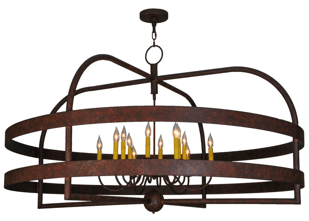 60"W Aldari 12 LT Chandelier