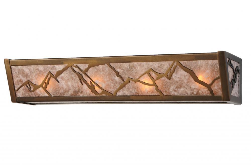 24" Long Mountain Range Vanity Light