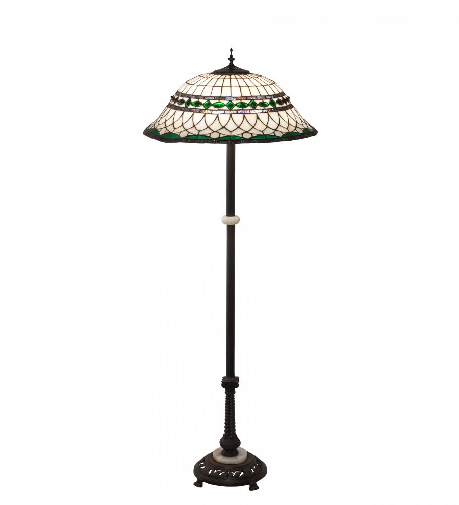 62" High Tiffany Roman Floor Lamp