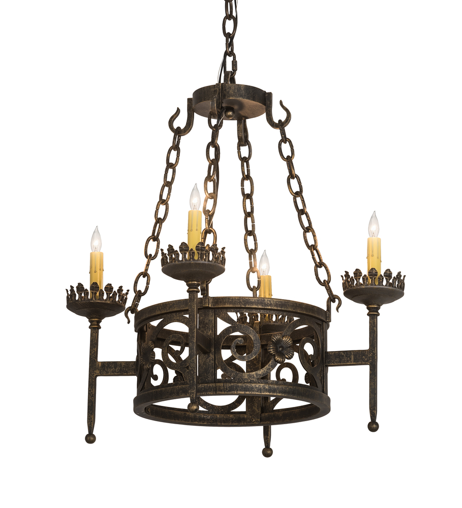 24" Wide Majella 4 Light Chandelier