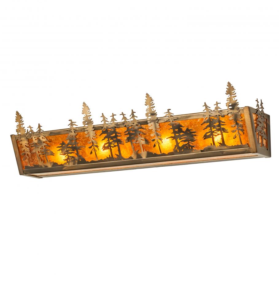 30" Wide Tall Pines Vanity Light