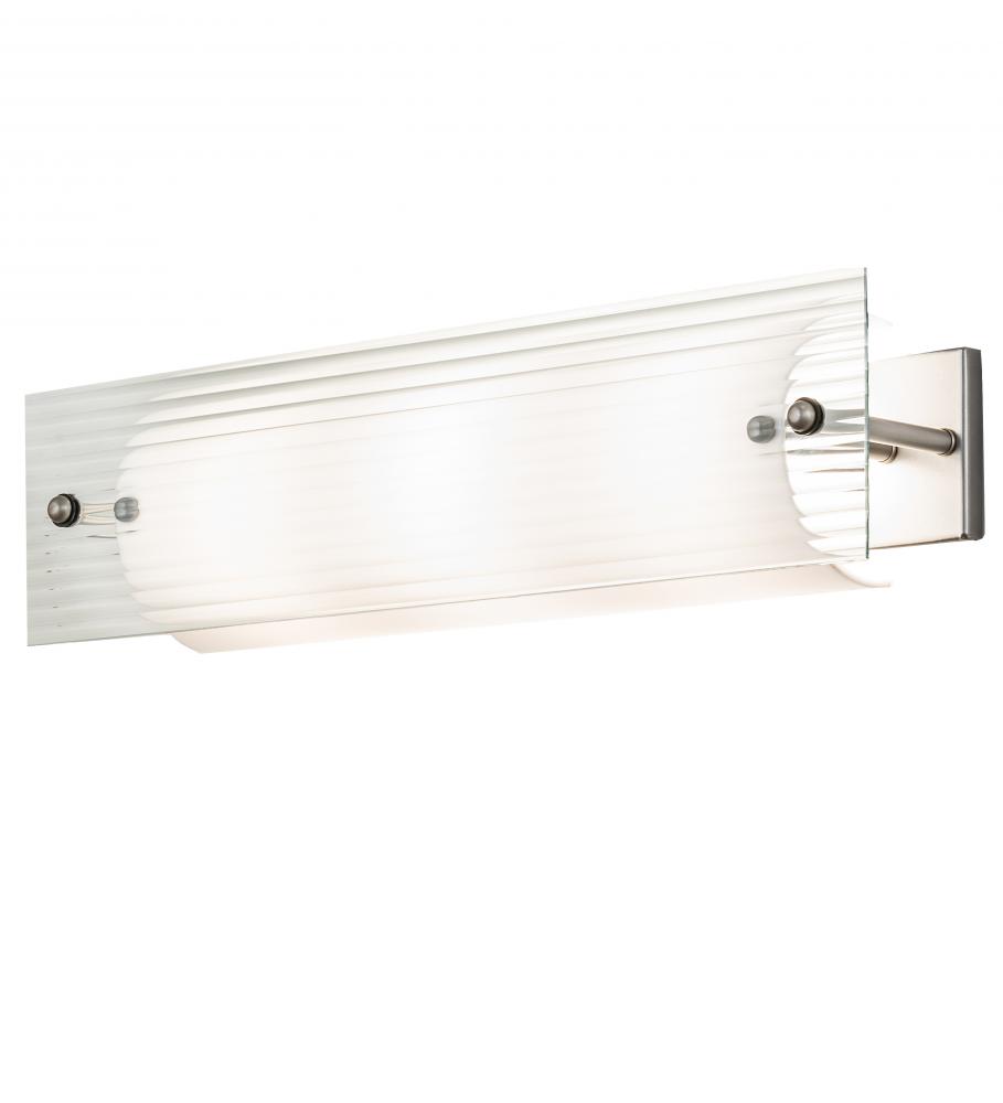 24" Wide Quadrato Fluted Vanity Light