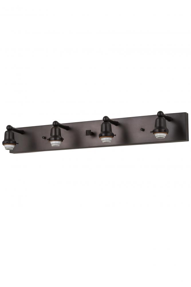 36"W Craftsman Brown 4 LT Vanity Hardware