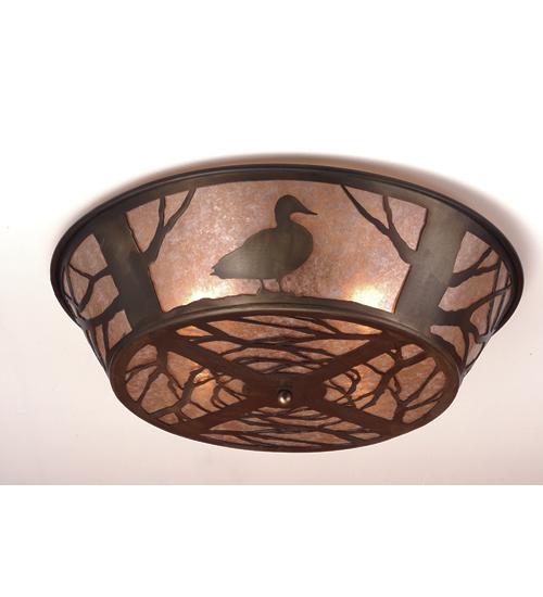 22" Wide Duck Flushmount