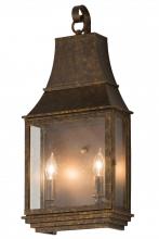 Meyda White 115726 - 10"W Bastille Lantern Wall Sconce