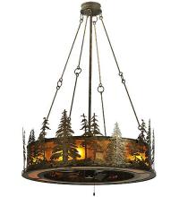 Meyda White 115859 - 44"W Tall Pines Chandel-Air