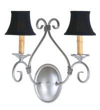 Meyda White 116313 - 14" Wide Olivia 2 Light Wall Sconce