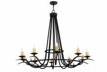 Meyda White 117545 - 60"W Octavia 10 LT Chandelier