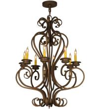 Meyda White 117683 - 28"W Fernando 8 LT Chandelier