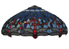 Meyda White 118782 - 18" Wide Tiffany Hanginghead Dragonfly Shade