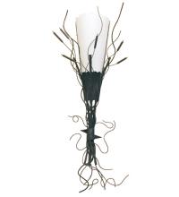 Meyda White 120126 - 12" Wide Cattail Wall Sconce