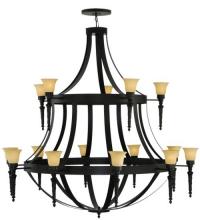 Meyda White 120632 - 72"W Pontoise 15 LT Chandelier