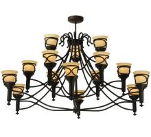 Meyda White 120749 - 58" Wide Aspen 15 Light Chandelier