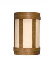 Meyda White 121548 - 8" Wide Lee Wall Sconce