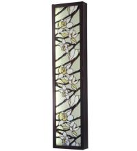 Meyda White 126849 - 10.25"W Magnolia LED Wall Sconce