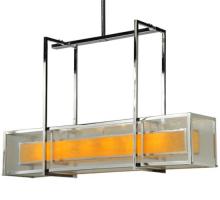 Meyda White 128288 - 54"L Quadrato Lange Oblong Pendant