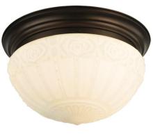 Meyda White 130633 - 15.25" Wide White Puffy Rose Flushmount