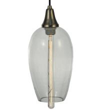 Meyda White 131812 - 7"W Metro Fusion Orb Mouth Blown Pendant