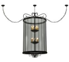 Meyda White 133638 - 36"W Brio Lantern Pendant