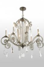 Meyda White 137323 - 40"W Lucerne 8 LT Chandelier